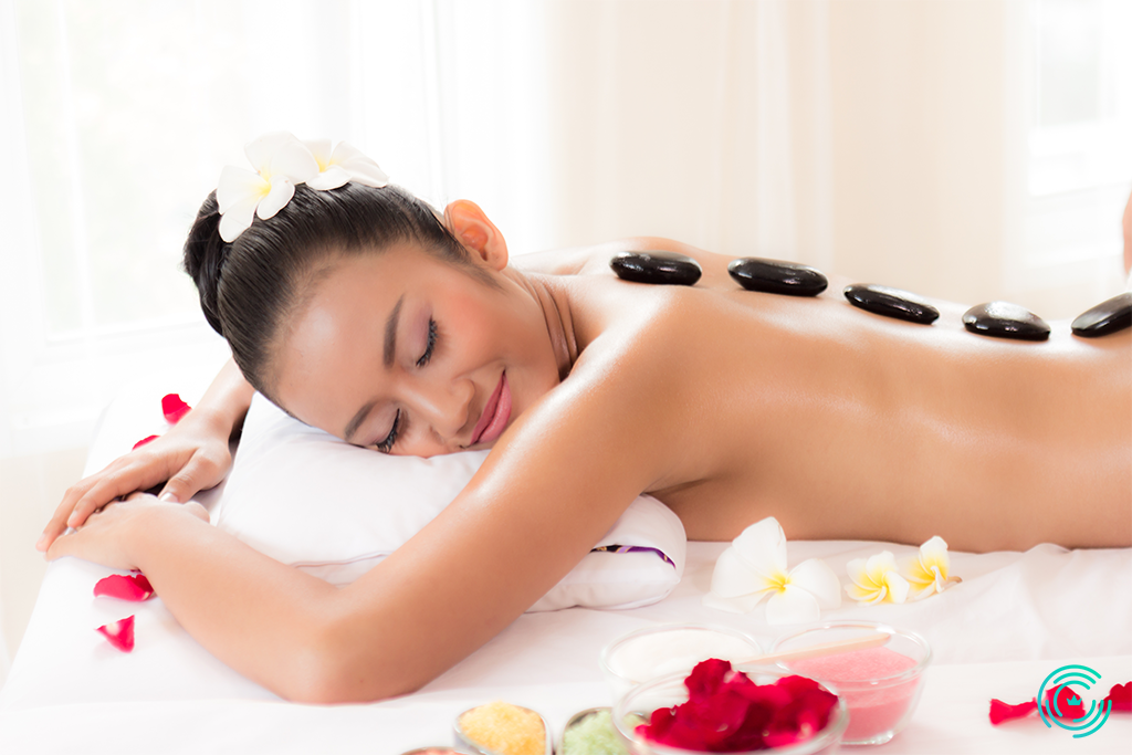 Hot stones massage Hot stones massage