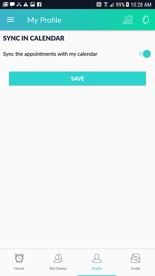 How to sync on an Android phone