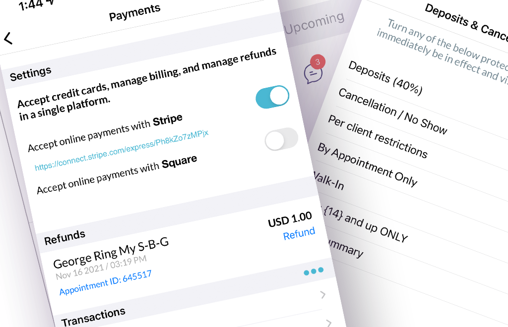 Deposits and Cancellation fees Deposits | Online Payments